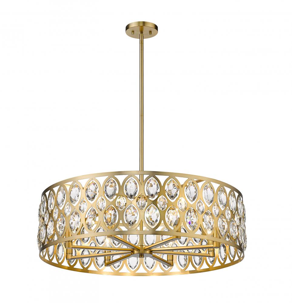 Z-Lite Lighting 6010-30HB Chandelier Transitional - Brass