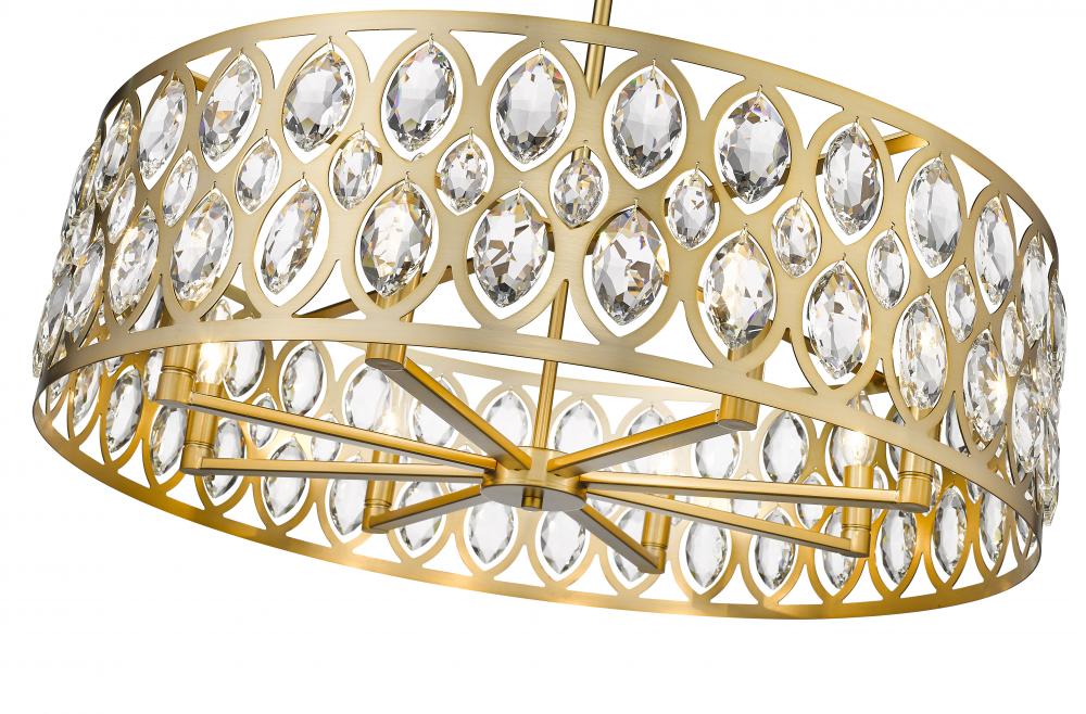 Z-Lite Lighting 6010-30HB Chandelier Transitional - Brass