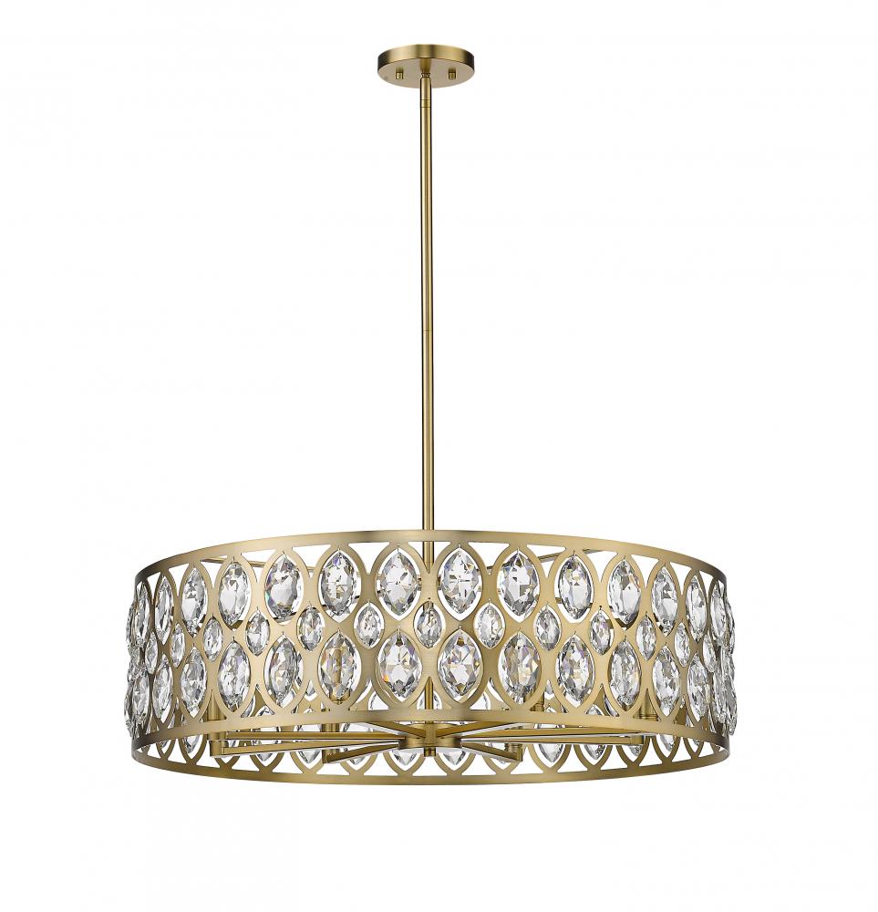 Z-Lite Lighting 6010-30HB Chandelier Transitional - Brass