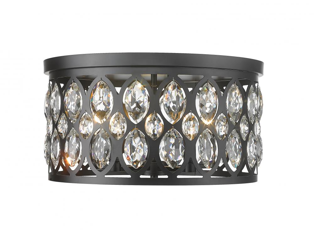 Z-Lite Lighting 6010F18MB Flush Mount - Black