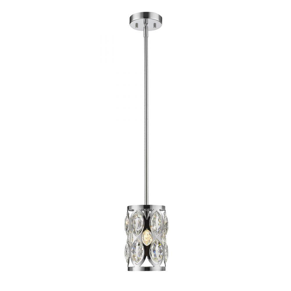 1 Light Pendant-Chrome