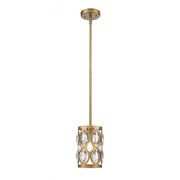 1 Light Pendant-Heirloom Brass