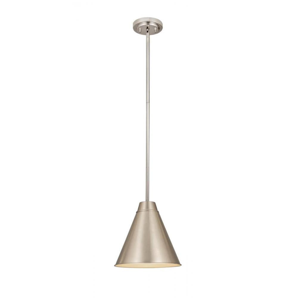 1 Light Pendant-Brushed Nickel