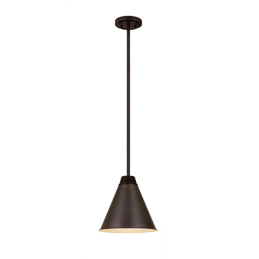 1 Light Pendant-Bronze Plate