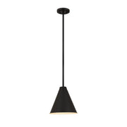 1 Light Pendant-Matte Black