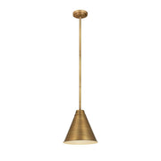 1 Light Pendant-Rubbed Brass