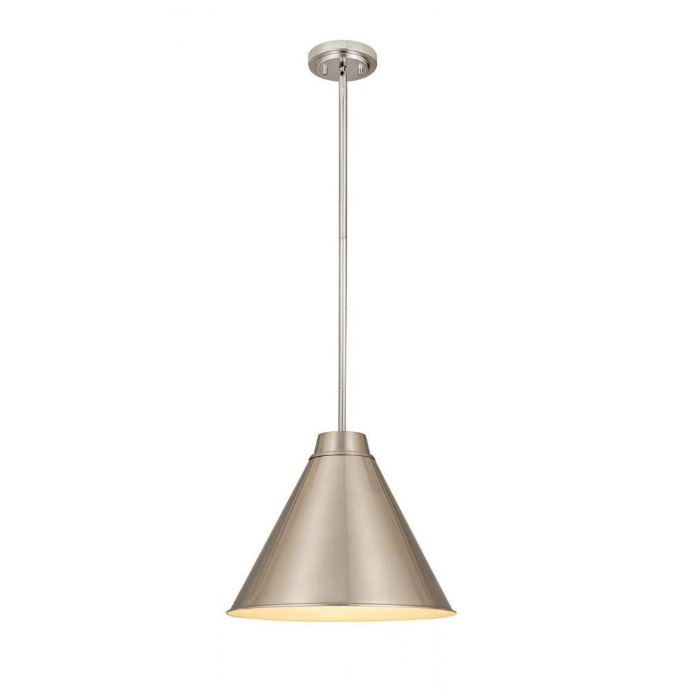 1 Light Pendant-Brushed Nickel
