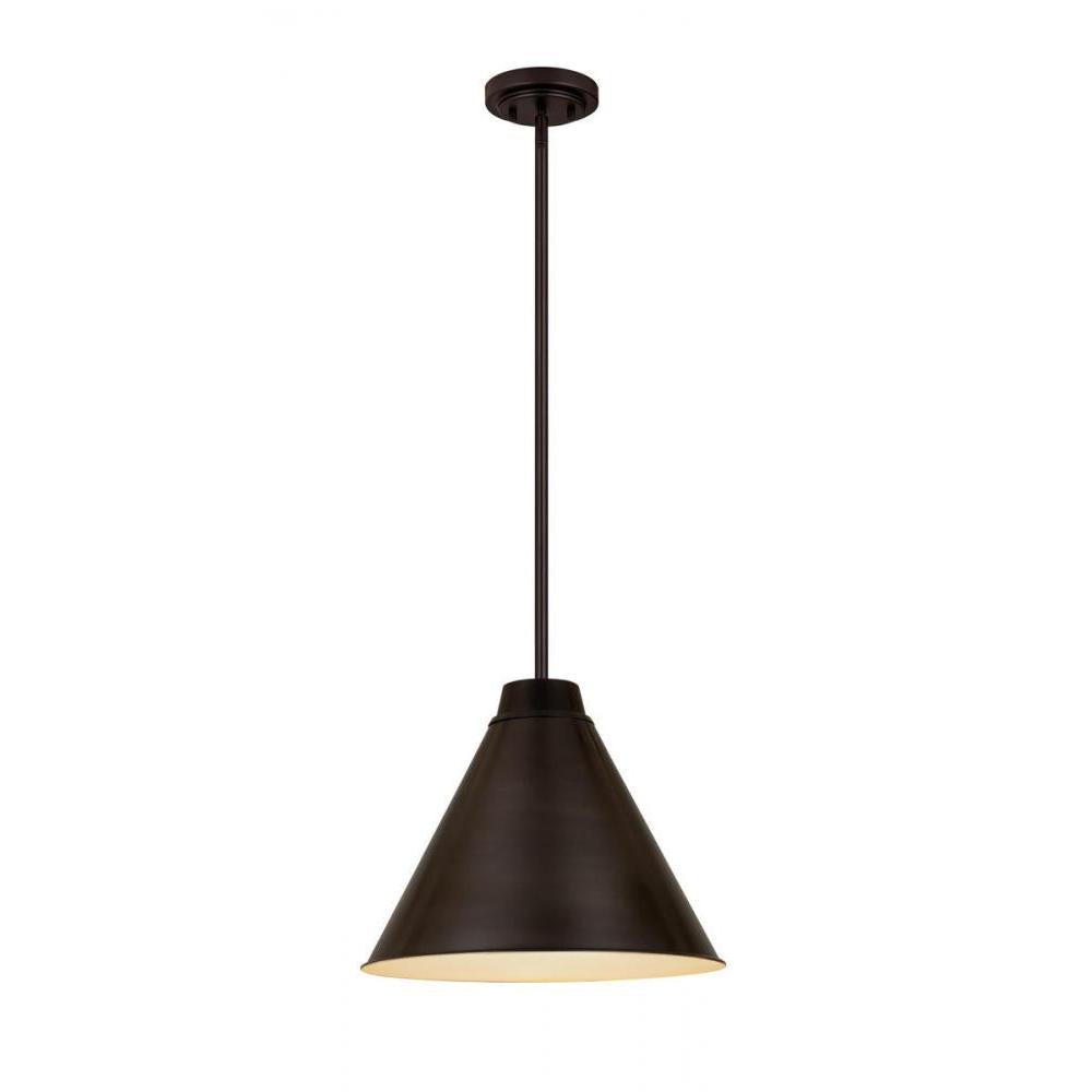 1 Light Pendant-Bronze Plate