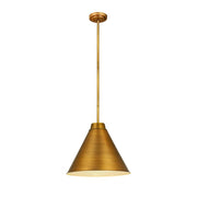 1 Light Pendant-Rubbed Brass