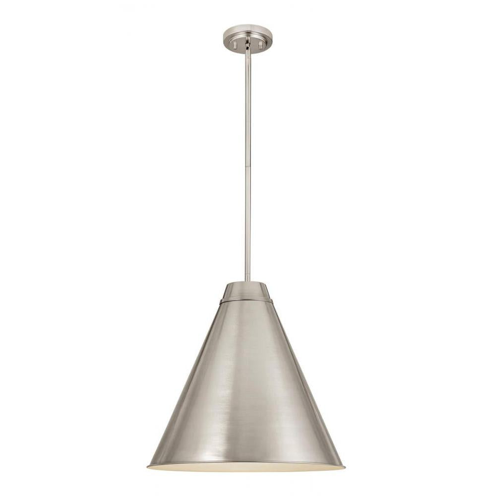 1 Light Pendant-Brushed Nickel