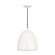1 Light Pendant-Satin White