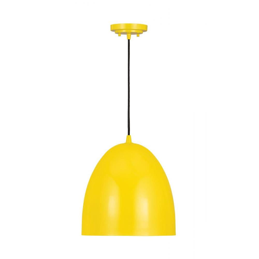 1 Light Pendant-Yellow