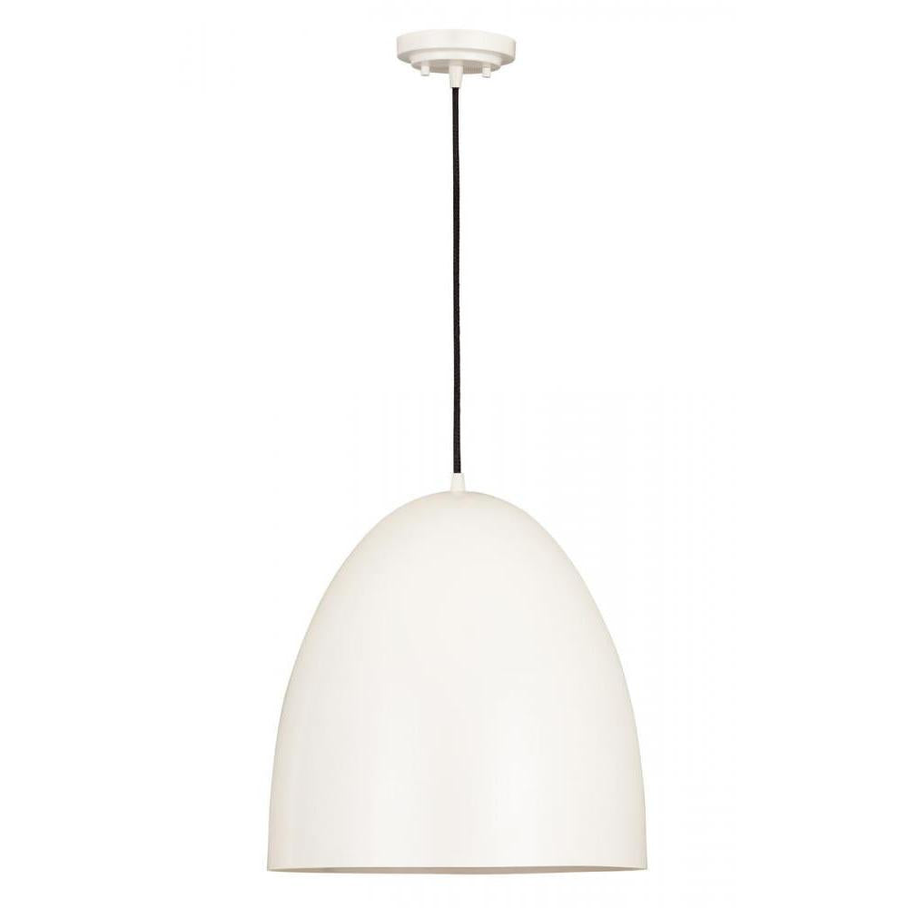 3 Light Pendant-Satin White