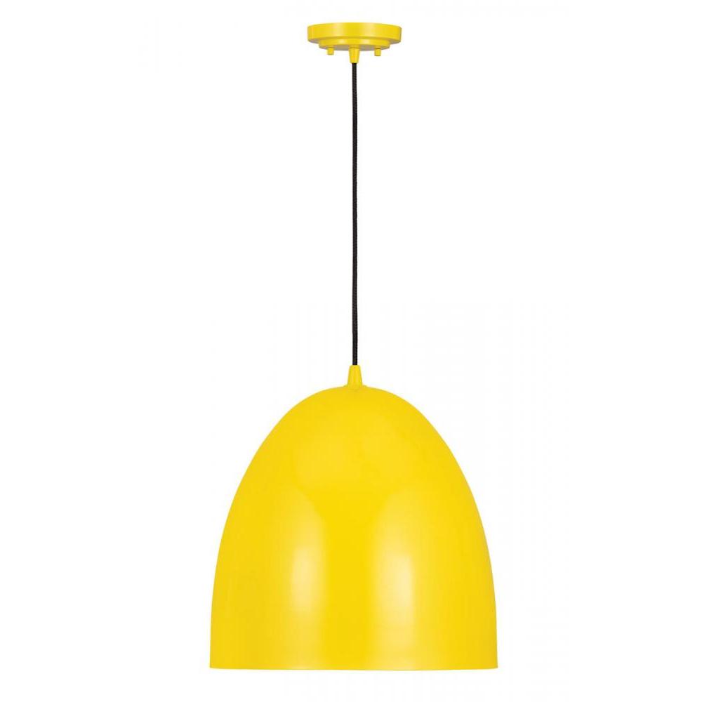 3 Light Pendant-Yellow