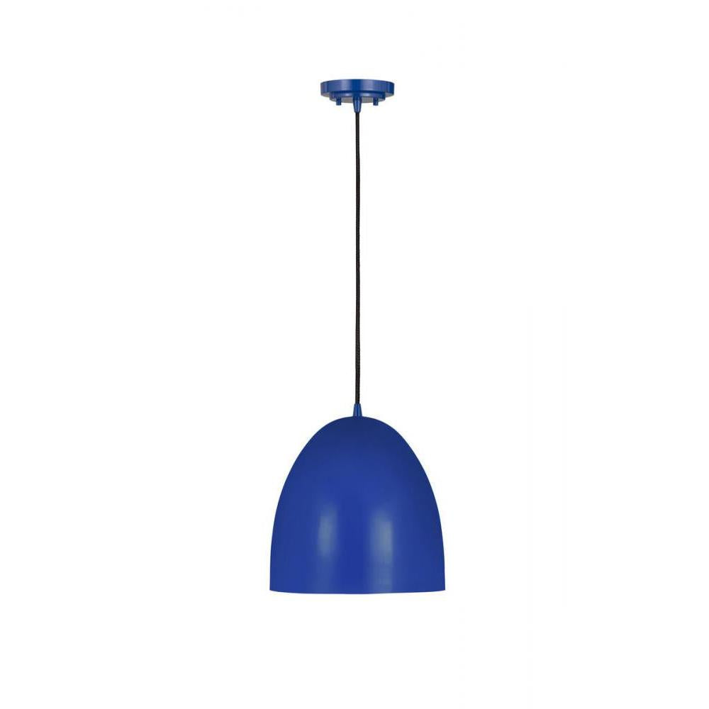 1 Light Pendant-Blue