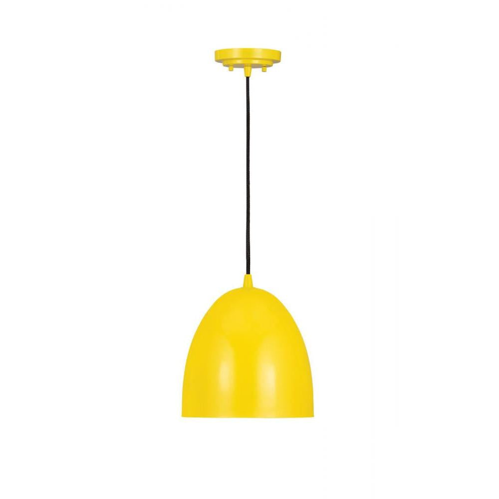 1 Light Pendant-Yellow