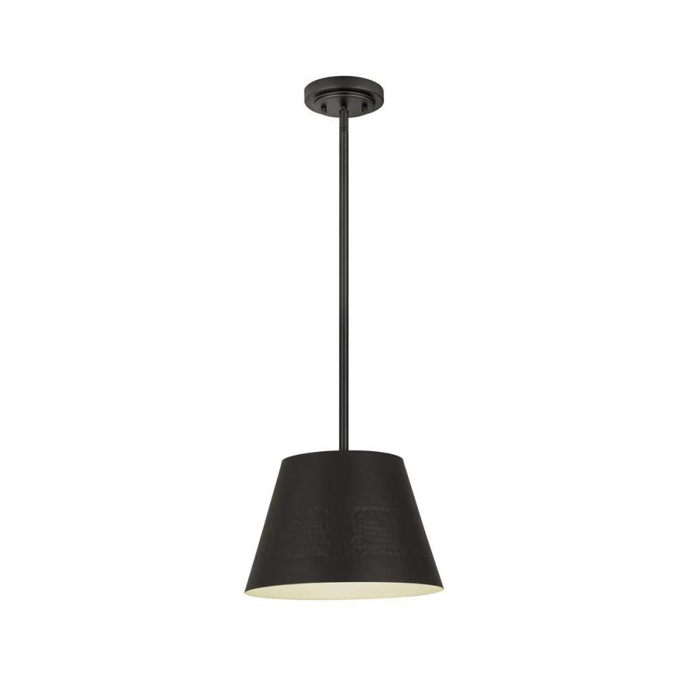 1 Light Pendant-Matte Black