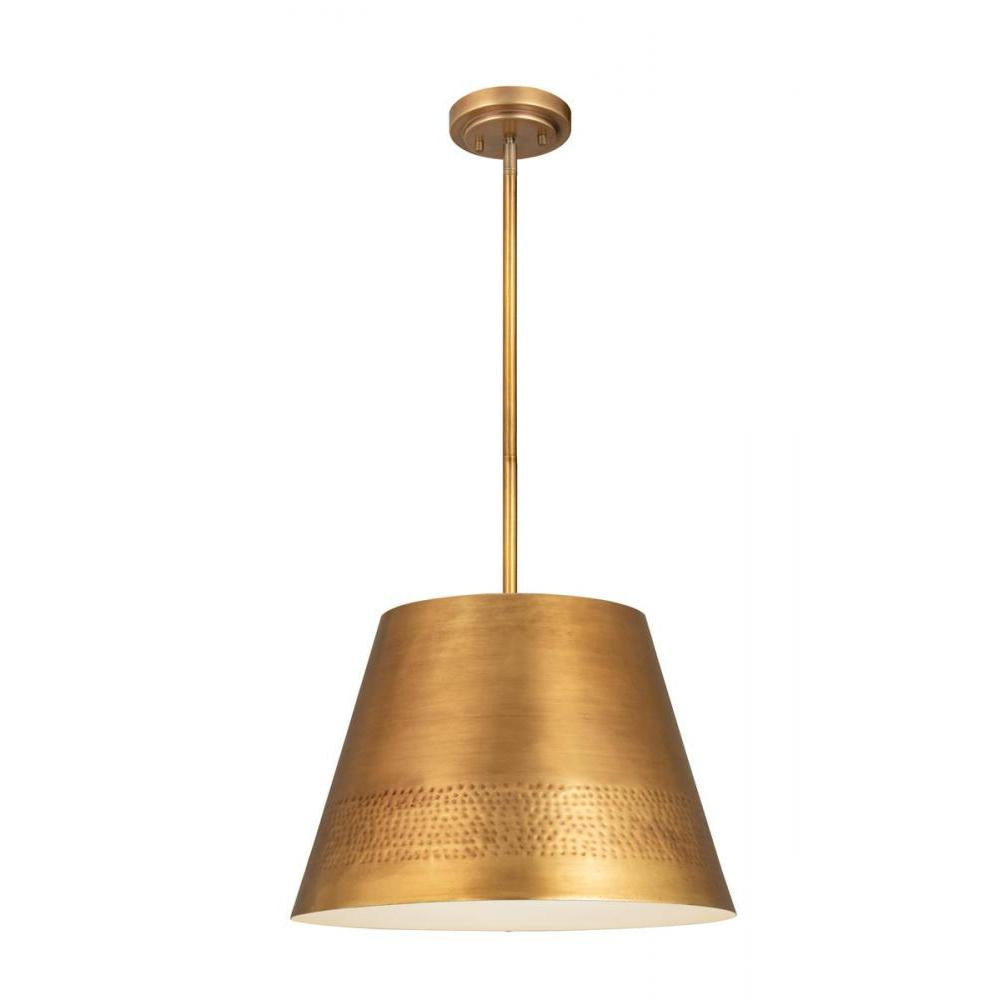 1 Light Chandelier-Rubbed Brass