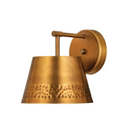 1 Light Wall Sconce-Rubbed Brass