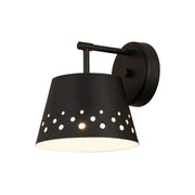 1 Light Wall Sconce-Matte Black