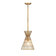 1 Light Pendant-Rubbed Brass