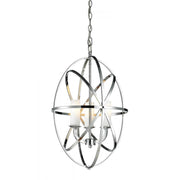 3 Light Chandelier-Matte Opal