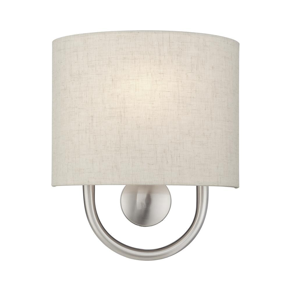 Livex Lighting STRATTON 60271-91 Sconce Contemporary - Brushed Nickel