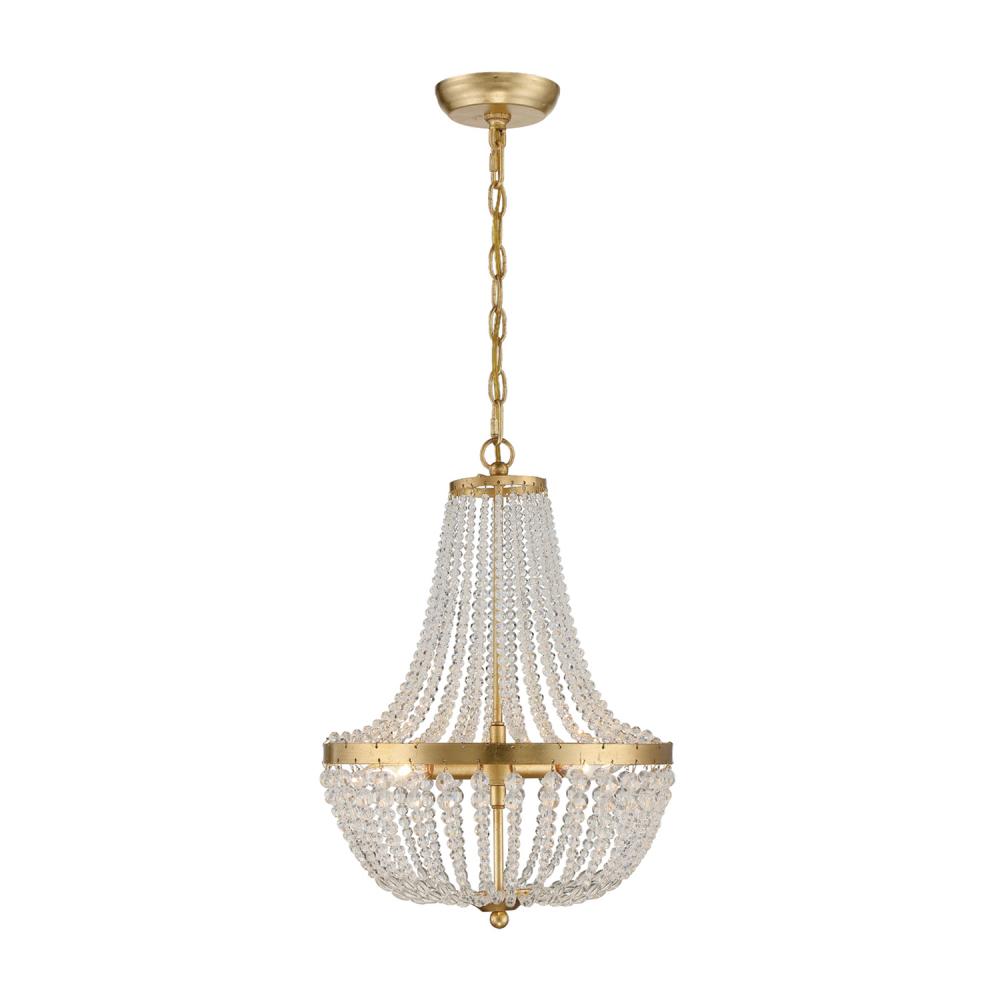 Crystorama RYLEE 603-GA Chandelier Americana - Antique Gold