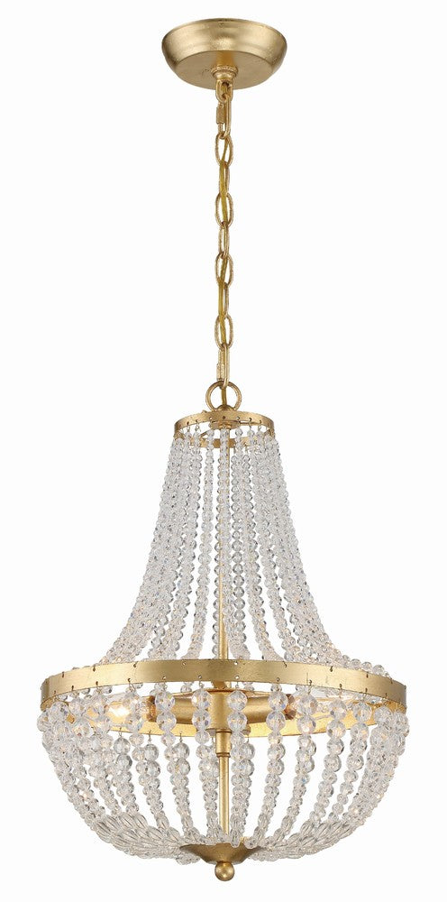 Crystorama RYLEE 603-GA Chandelier Americana - Antique Gold