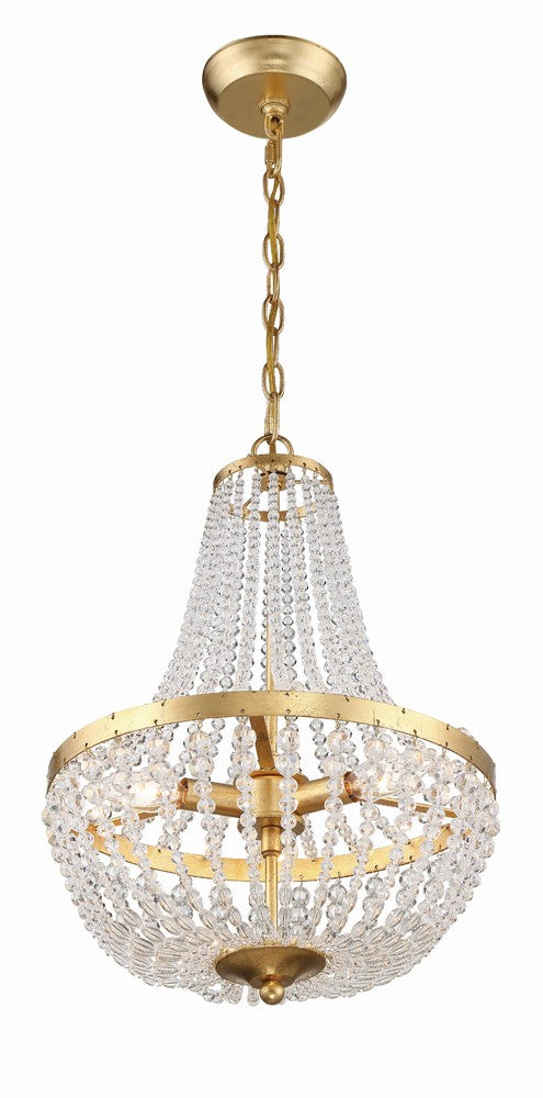 Crystorama RYLEE 603-GA Chandelier Americana - Antique Gold