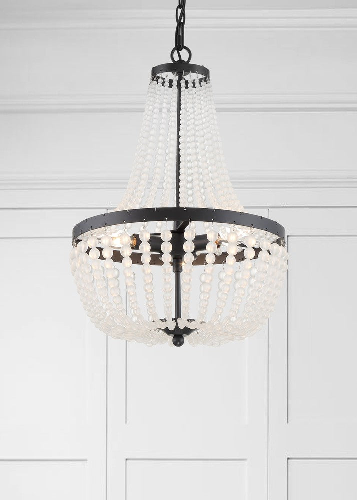 Crystorama RYLEE 603-MK Chandelier Americana - Matte Black