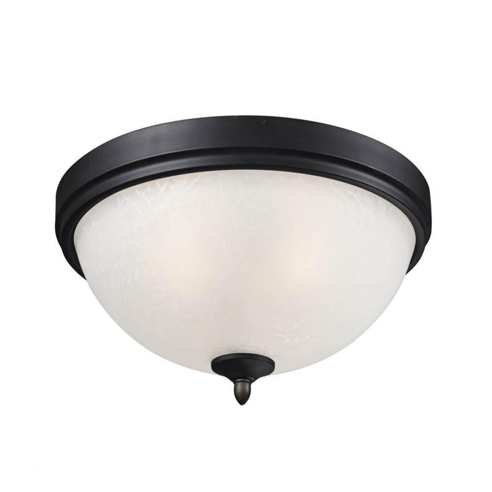 Z-Lite Lighting BRONZE TONES 603F2 Flush Mount - Bronze