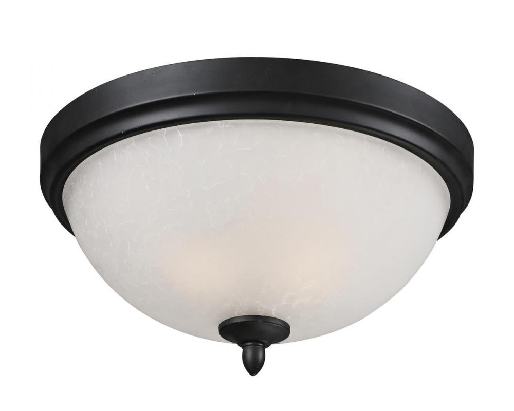 Z-Lite Lighting 603F3 Flush Mount Traditional - Bronze