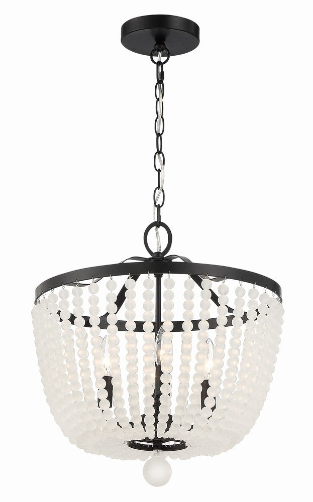 Crystorama RYLEE 604-MK-FR Chandelier Americana - Matte Black