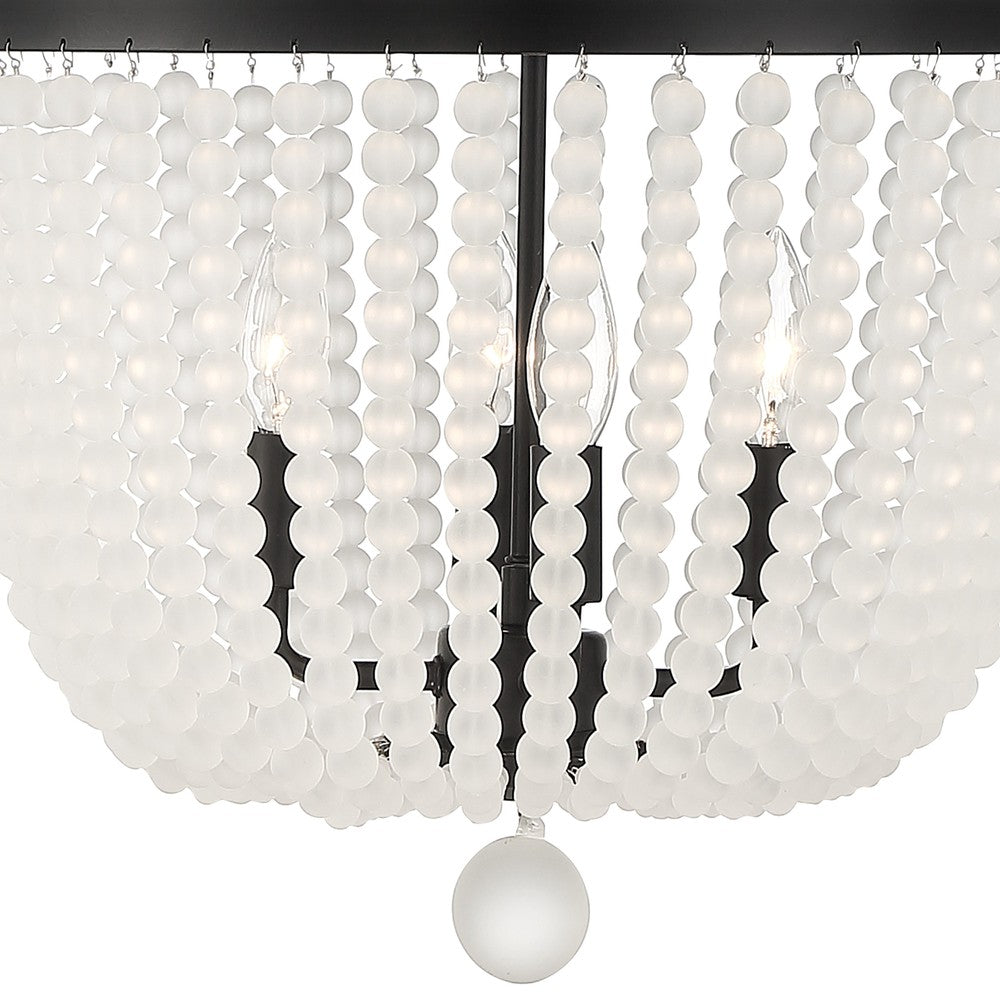 Crystorama RYLEE 604-MK-FR Chandelier Americana - Matte Black