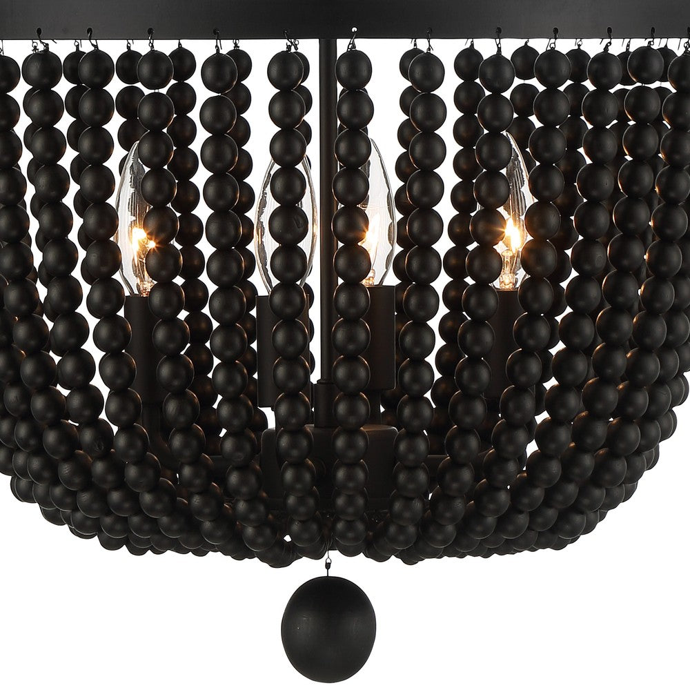 Crystorama RYLEE 604-MK Chandelier Traditional - Matte Black