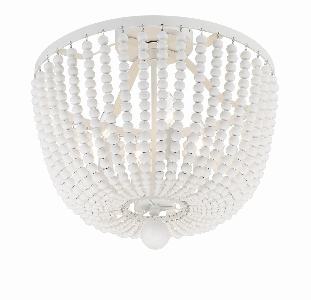 Crystorama RYLEE 604-MT_CEILING Flush Mount - Matte White