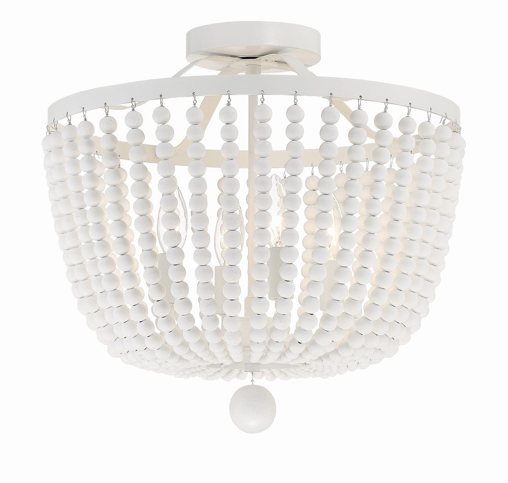 Crystorama RYLEE 604-MT_CEILING Flush Mount - Matte White