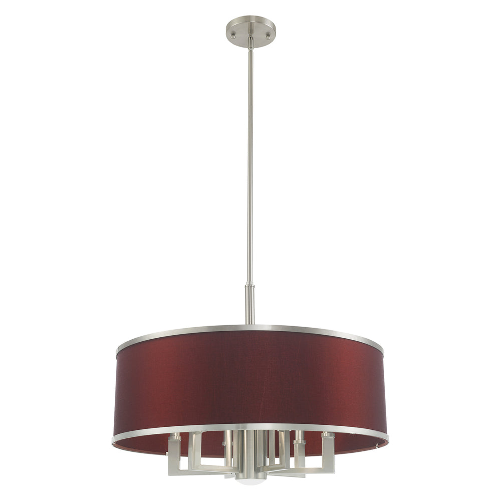 Livex Lighting PARK RIDGE 60416-91 Pendant Modern - Brushed Nickel