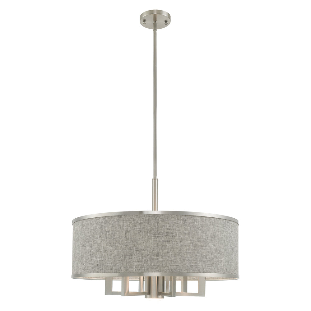 Livex Lighting PARK RIDGE 60426-91 Pendant Modern - Brushed Nickel