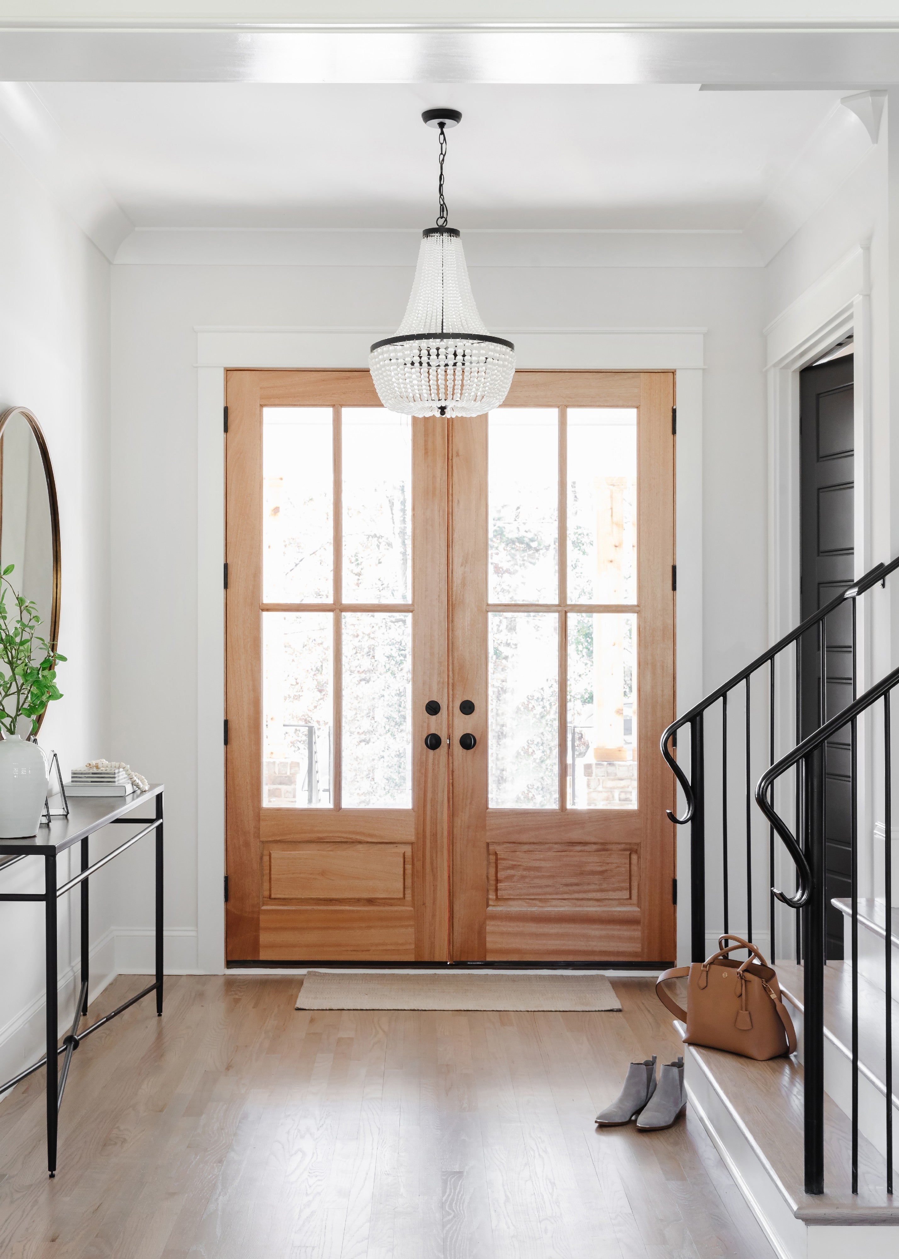 Crystorama Rylee 608-MK – 18.75 Inch – 6 Light – Chandelier – Matte Black – Damp Rated