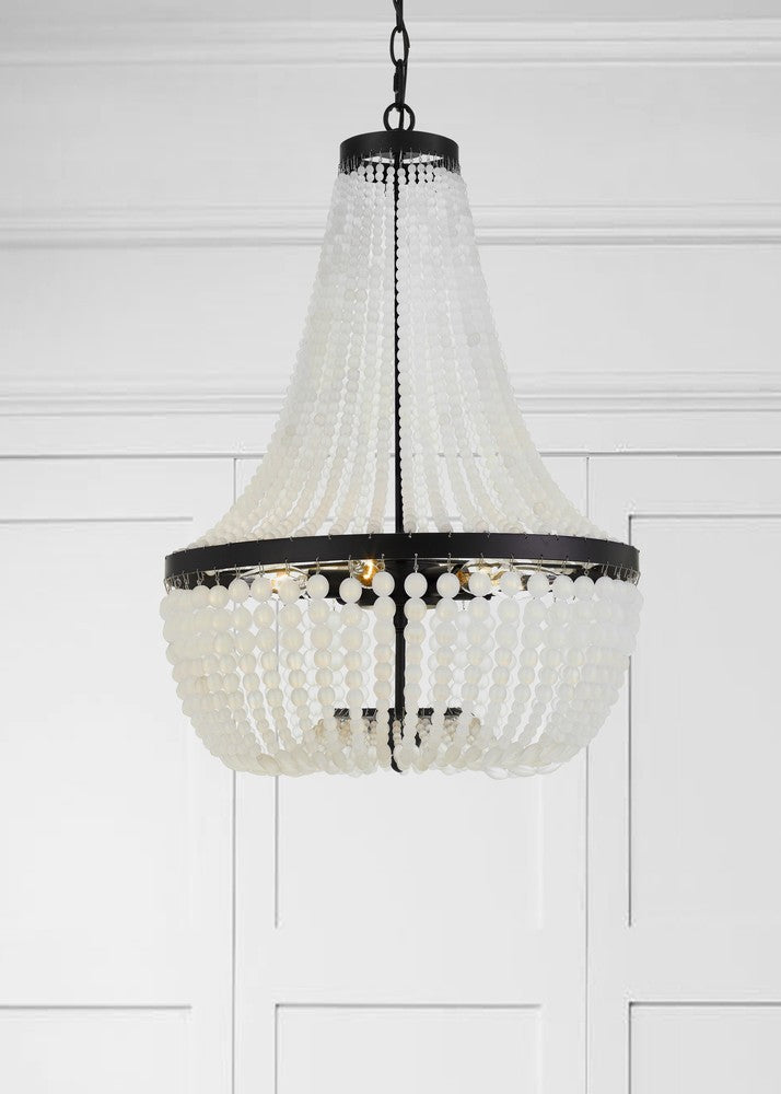 Crystorama RYLEE 608-MK Chandelier Americana - Matte Black