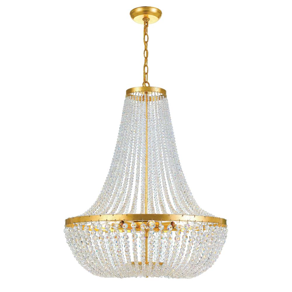 Crystorama RYLEE 609-GA Chandelier Americana - Antique Gold