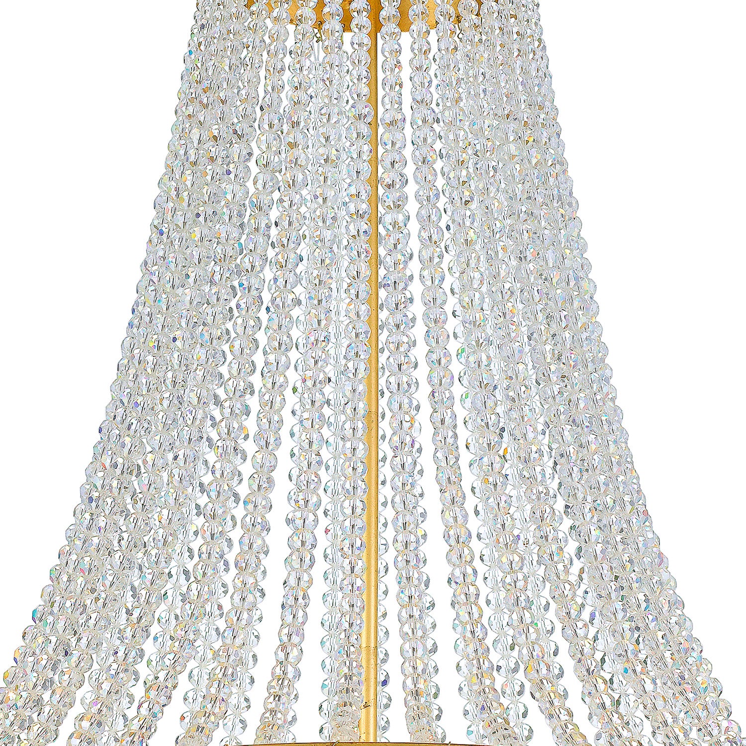 Crystorama Rylee 609-GA – 24.75 Inch – 8 Light – Chandelier – Antique Gold – Damp Rated