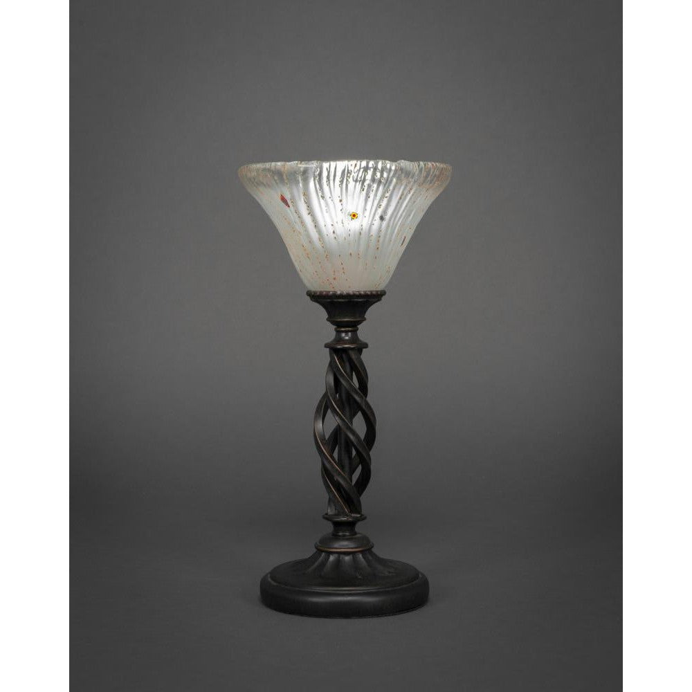 Toltec Company 61-DG-751 Lamp Art Glass - Black