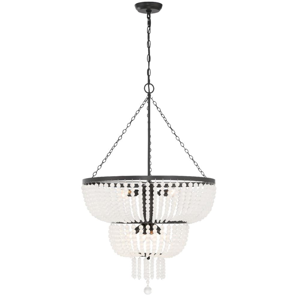 Crystorama RYLEE 610-MK Chandelier Transitional - Matte Black