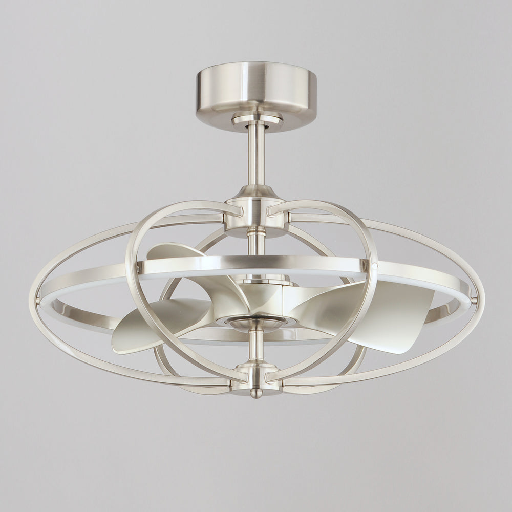 Maxim Lighting CORONA FAN 61002SN Fan Modern - Nickel