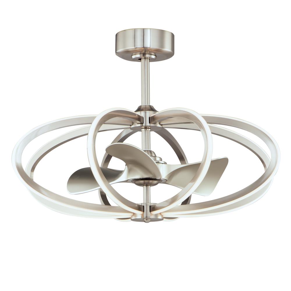 Solstice Fandelight 33.5 Inch – Satin Nickel