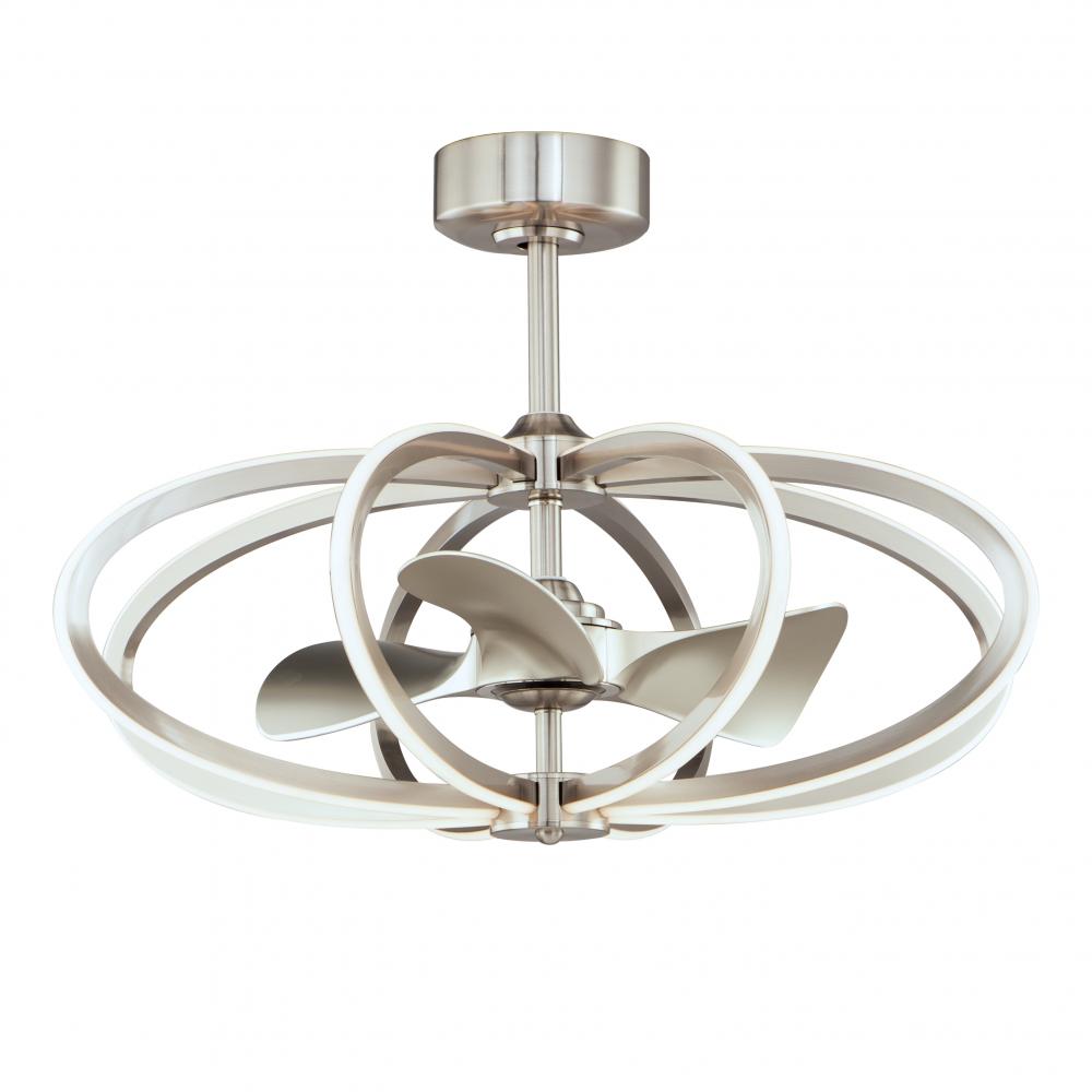 Solstice Fandelight 33.5 Inch – Satin Nickel