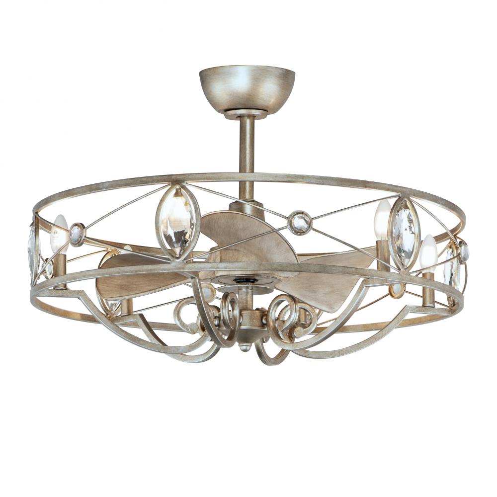 Solitaire Fandelight 30.75 Inch – Silver Mist